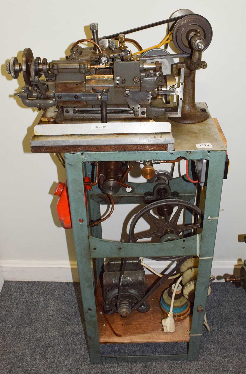 Lot 1224 - A clock makers pinion and wheel cutting
