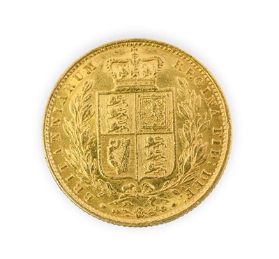 Lot 92 - Victoria, Sovereign, 1856, second young head...