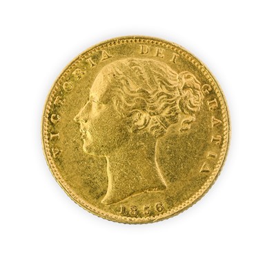 Lot 92 - Victoria, Sovereign, 1856, second young head...