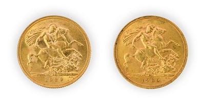 Lot 144 - George V, Sovereigns (2), 1929 and 1930 South...