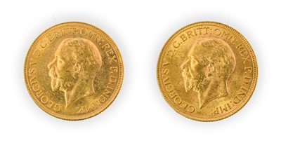 Lot 146 - George V, Sovereigns (2), 1930 and 1931 South...