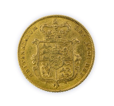 Lot 163 - George IV, Half Sovereign, 1828, bare head...