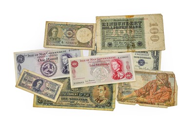 Lot 193 - Miscellaneous Banknotes: Bank of England £1...