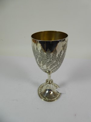 Lot 2081 - A Victorian Silver Goblet