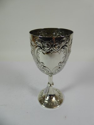 Lot 2082 - A Victorian Silver Goblet