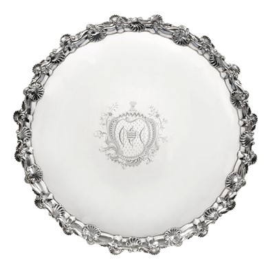 Lot 2277 - {} A George III Silver Salver