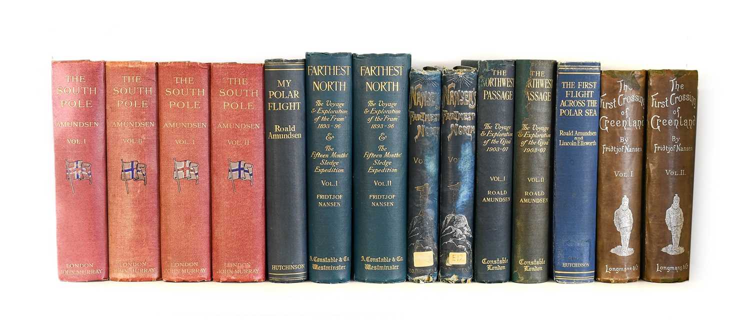 Lot 2178 - Amundsen (Roald). The South Pole, 1st edition in English, 1912, & 7 others