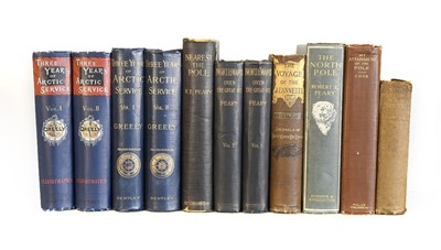 Lot 2173 - Greely (Adolphus W.). Three Years of Arctic Service, 1st edition, 1886, & 7 others