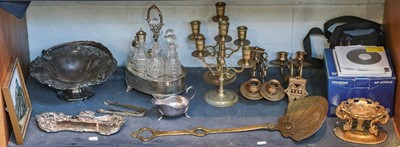 Lot 251 - A quantity of silver plated items including a...