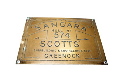 Lot 3205 - Scotts Shipbuilding Plate Sangara