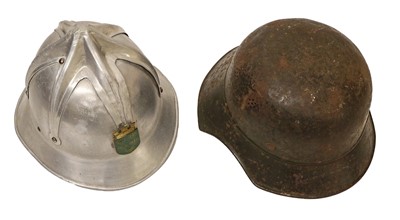 Lot 177 - An Early 20th Century Austrian Fire Helmet, in...