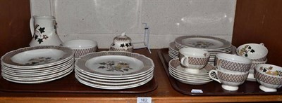 Lot 162 - Wedgwood Avocado dinner and coffee service (on one shelf)