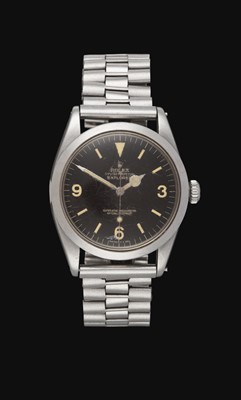 Lot 2117 - Rolex: A Rare Stainless Steel Automatic Centre Seconds Wristwatch