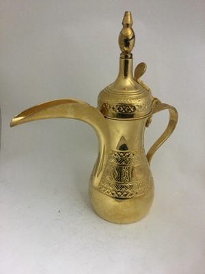 Lot 2170 - An Elizabeth II Silver-Gilt Dallah-Style Coffee-Pot