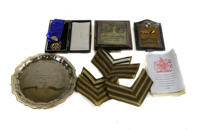 Lot 3063 - A Quantity of Militaria, including First World...