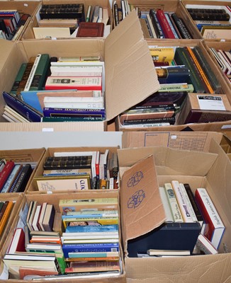 Lot 1214 - Sixteen boxes of reference books and...