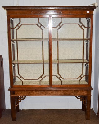 Lot 1257 - A Victorian mahogany Chinese Chippendale style...