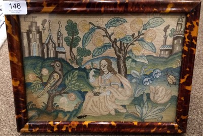 Lot 146 - A Needlework Panel, circa 1660, depicting a...