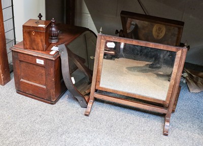 Lot 470 - Two 19th century mahogany dressing table...