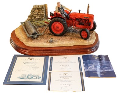 Lot 79 - Border Fine Arts 'Turning With Care' (Nuffield Tractor)