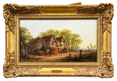 Lot 554 - William Pitt (fl.1853-1890) "Cottages Near...