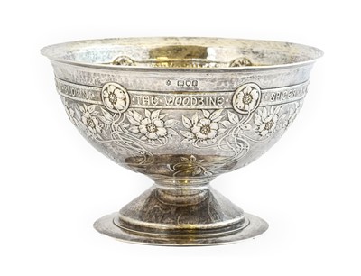 Lot 90 - An Arts & Crafts Silver Pedestal Bowl, by...