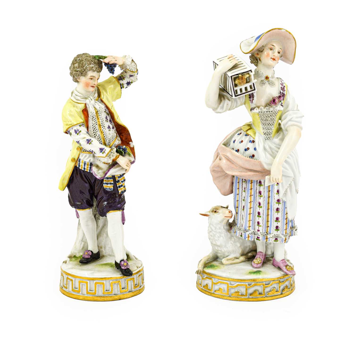 Lot 649 - A Meissen Porcelain Figure Allegorical of...