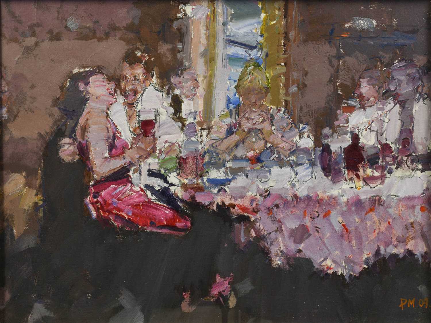 Lot 1084 - Don Mckinlay (b.1929) The Dinner Party...