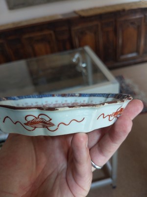 Lot 1 - A Dutch-Decorated Chinese Porcelain Dish,...