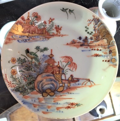 Lot 5 - A Dutch-Decorated Chinese Porcelain Saucer,...