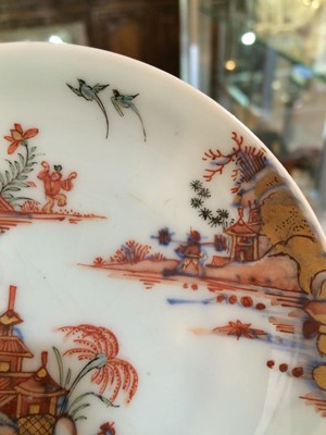 Lot 5 - A Dutch-Decorated Chinese Porcelain Saucer,...