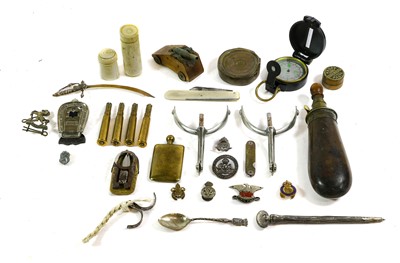 Lot 3064 - A Quantity of Militaria, including a French...
