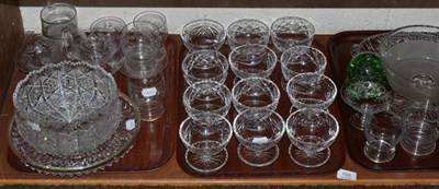 Lot 192 - Shelf including a quantity of glass and two paperweights