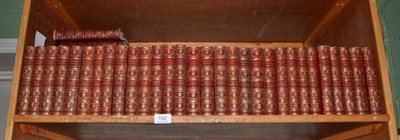 Lot 193 - Bindings - A quantity of Waverley novels and other volumes in leather bindings (32)