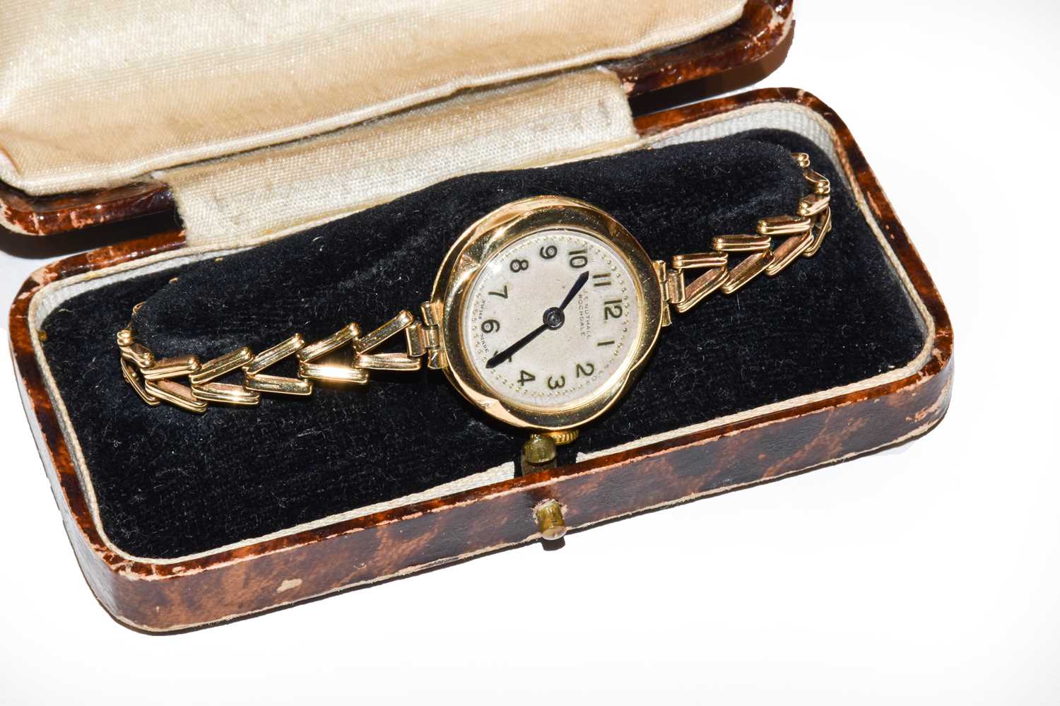Lot 43 - A lady's gold wristwatch; and an 18 carat gold...