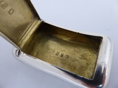 Lot 2050 - A George III Silver Snuff-Box
