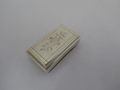 Lot 2049 - A George IV Silver Snuff-Box