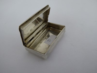 Lot 2049 - A George IV Silver Snuff-Box