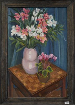 Lot 1083 - Anne Carrick (1919-2005) "Flowers on a Chess...