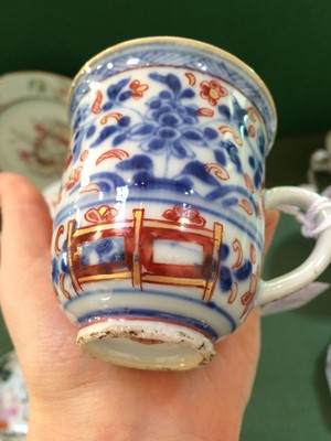 Lot 8 - An English-Decorated Chinese Porcelain Coffee...