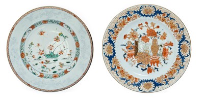 Lot 11 - A Chinese Imari Porcelain Plate, Kangxi,...