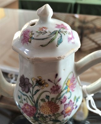Lot 14 - A Chinese Porcelain Miniature Coffee Pot and...