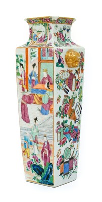 Lot 18 - A Chinese Canton-Decorated Vase, early 19th...