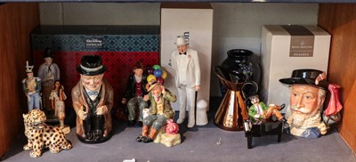 Lot 270 - A collection of Royal Doulton character jugs...