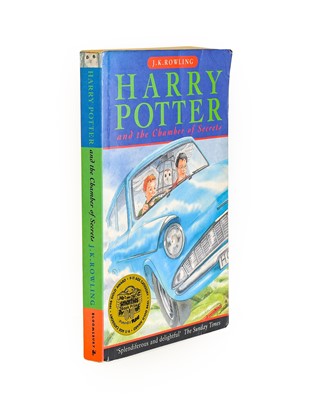 Lot 2090 - Rowling (J. K.). Harry Potter and the Chamber of Secrets, 1st edition, 1998, inscribed