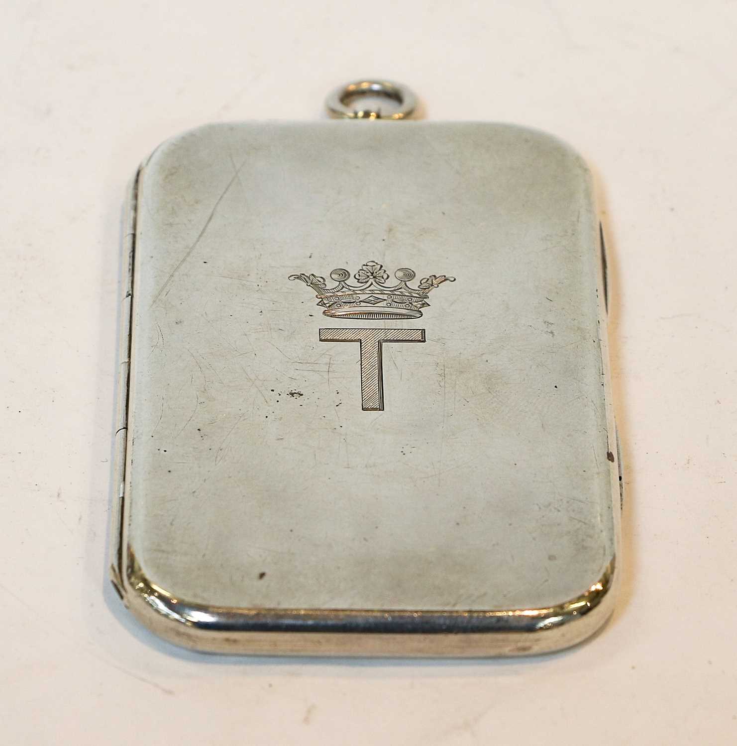 Lot 306 - A Victorian Silver Butt-Marker Case, by George...