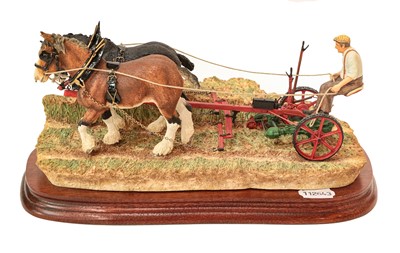 Lot 25 - Border Fine Arts 'Hay Cutting Starts Today' (Gold Edition)