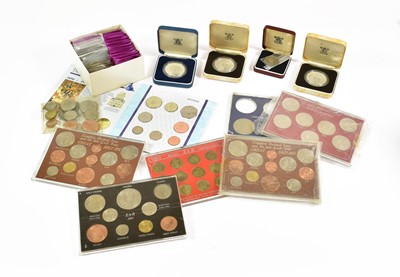 Lot 2116 - Commemorative Coins and Coin Year Sets, to...