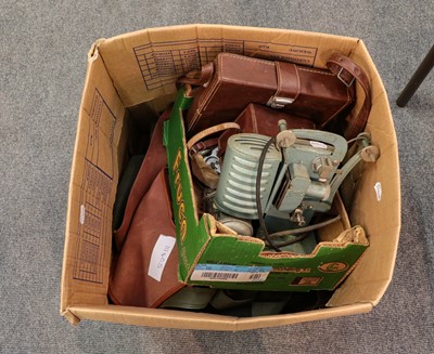 Lot 440 - Various cine cameras and film reels, together...