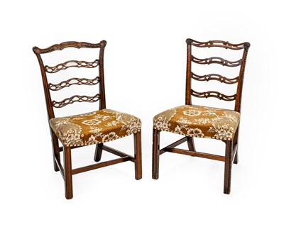 Lot 280 - A Pair of Regency Simulated-Bamboo, Ebonised...